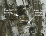 Images of 5 MWe Reactor at Yongbyon Nuclear Site from January and April 2005  Photo
