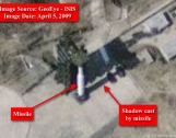 Pre-Launch Satellite Imagery of the North Korean Missile at Musudan-ri  Photo