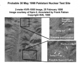 Additional February 1998 KVR-1000 images of Probably May 30, 1998 Nuclear Test Site  Photo